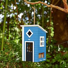 Glitzhome Functional Solid Wood Outdoor Garden Birdhouse