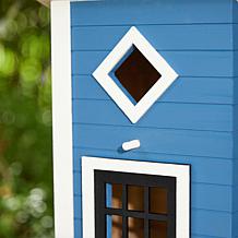 Glitzhome Functional Solid Wood Outdoor Garden Birdhouse
