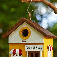 Glitzhome Solid Wood General Store Outdoor Garden Birdhouse