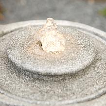 Glitzhome Zen-Style Outdoor Lying Lion Fountain