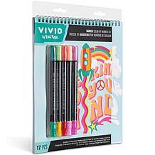 Good Vibes Color By Number Marker Pad