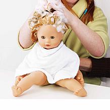 Gotz: Cosy Aquini 13" Soft Cloth Bath Baby Doll with Blond Hair