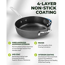 Granitestone Armor Max 4-Qt. Hard Anodized Saute Pan