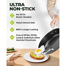 Granitestone Armor Max 4-Qt. Hard Anodized Saute Pan