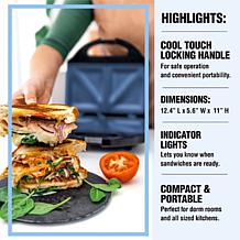 Granitestone Blue Sandwich Maker