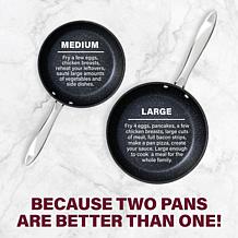 Granitestone Pro Hard Anodized 2-Pack Fry Pan with Stay Cool Handles