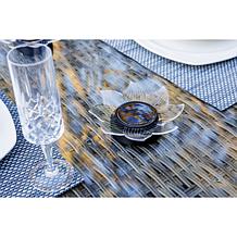 GreanBase Solar Fibre Effect Flower Garden Stakes - Set of 4