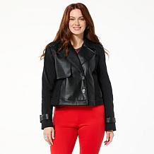 GREY by Jhoan Sebastian Grey 2-in-1 Faux Leather Coat