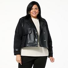 GREY by Jhoan Sebastian Grey 2-in-1 Faux Leather Coat