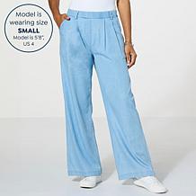 GREY by Jhoan Sebastian Grey Chambray Trouser Pant