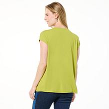 GREY by Jhoan Sebastian Grey Drape-Front Tee