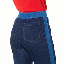 GREY by Jhoan Sebastian Grey Knit Denim 5-Pocket Flare Jean