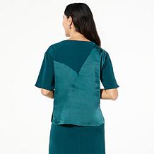 GREY by Jhoan Sebastian Grey Satin and Matte Tee