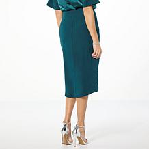 GREY by Jhoan Sebastian Grey Satin Twist Skirt