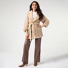 GREY by Jhoan Sebastian Grey Wrap Cardigan