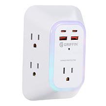 Griffin 5-Outlet Wall Tap with USB Charging