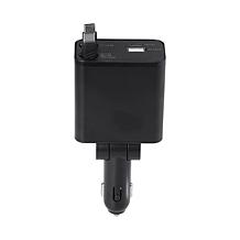 Griffin PowerJolt 4-in-1 Travel Car Charger with Retractable Cables