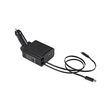 Griffin PowerJolt 4-in-1 Travel Car Charger with Retractable Cables