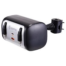 Griffin PowerJolt Backseat Car Charger with Retractable Cable