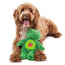Guru Soft Scents Frog Plush Dog Toy with Scented Squeaker
