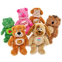 Guru Soft Scents Frog Plush Dog Toy with Scented Squeaker