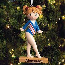 Gymnast Girl Personalized Ornament
