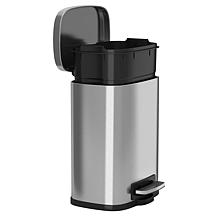 Halo 1.32 Gallon Step Pedal Trash Can with Removable Inner Bucket