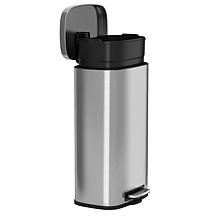 Halo 8 Gallon Step Pedal Trash Can with AbsorbX Odor Filter