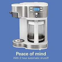 Hamilton Beach 2-Way Programmable Coffee Maker, Single-Serve or 12-Cup
