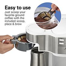 Hamilton Beach 2-Way Programmable Coffee Maker, Single-Serve or 12-Cup