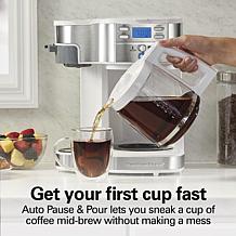 Hamilton Beach 2-Way Programmable Coffee Maker, Single-Serve or 12-Cup
