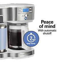 Hamilton Beach 2-Way Programmable Coffee Maker, Single-Serve or 12-Cup