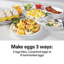 Hamilton Beach Egg Bites Maker with Hard-Boiled Eggs Insert