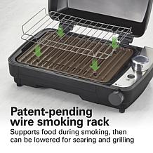 Hamilton Beach® Indoor Searing Grill with Hot/Cold Smoke Infuser