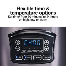 Hamilton Beach® Programmable Defrost Slow Cooker