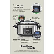 Hamilton Beach Programmable Stay or Go 6 Quart Slow Cooker