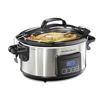Hamilton Beach Programmable Stay or Go 6 Quart Slow Cooker