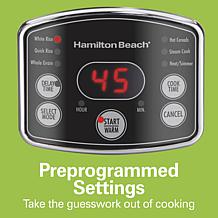 Hamilton Beach Rice/Hot Cereal Cooker