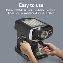 Hamilton Beach Slide & Lock Espresso Maker