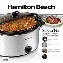 Hamilton Beach Stay or Go 6 Quart Slow Cooker