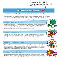 hand2mind Take Home Manipulative Kit K-2nd Grade