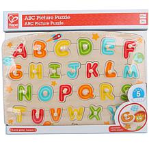 Hape Colorful Alphabet Peg Puzzle for Toddlers