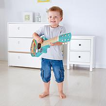Hape First Musical Guitar Flower Power, 26" - Turquoise