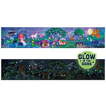 Hape Giant Glow-In-The-Dark Puzzle Magic Forest, 200 Pieces