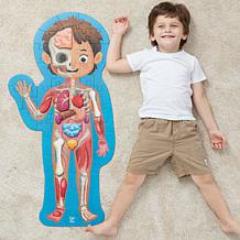 Hape Human Body Puzzle - Anatomy Jigsaw, 60 Oversized Pieces