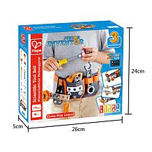 Hape Junior Inventor: Scientific Tool Belt 19pc Tool Storage Belt