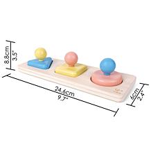 Hape Montessori Puzzle with Color Effect Mirrors for Babies