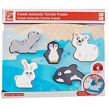 Hape Polar Animal Tactile Puzzle with Textured Coats