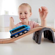 Hape Remote Control Engine Train - Kids Railway Toy - Blue