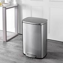 happimess Connor 12.98-Gallon Stainless Steel Trash Can with Mini Can